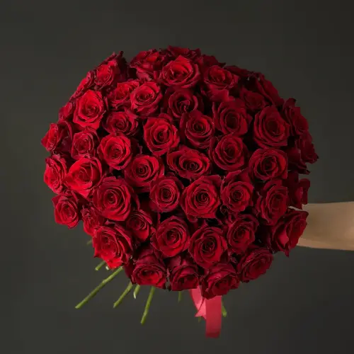 Букет из 51 красной розы